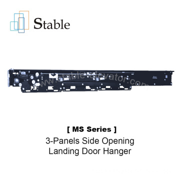3-panels Side Opening Elevator Landing Door Mechanism